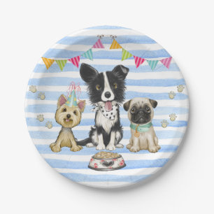 Puppy Dog Pawty Paper Plate