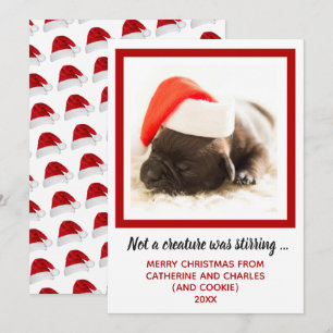 Puppy Dog Photo Pet Holiday Card