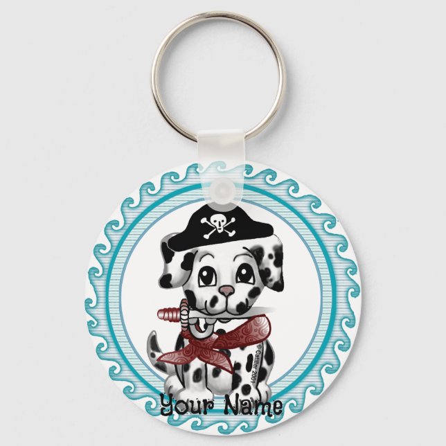 Puppy Dog Pirate  Keychain (Front)