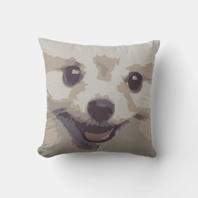 PUPPY DOG THROW PILLOW (Front)
