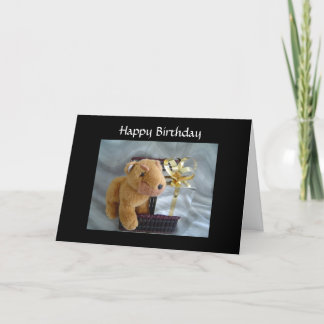 Puppy Dog with Present Card