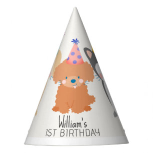 Puppy Dogs Birthday Party Hat