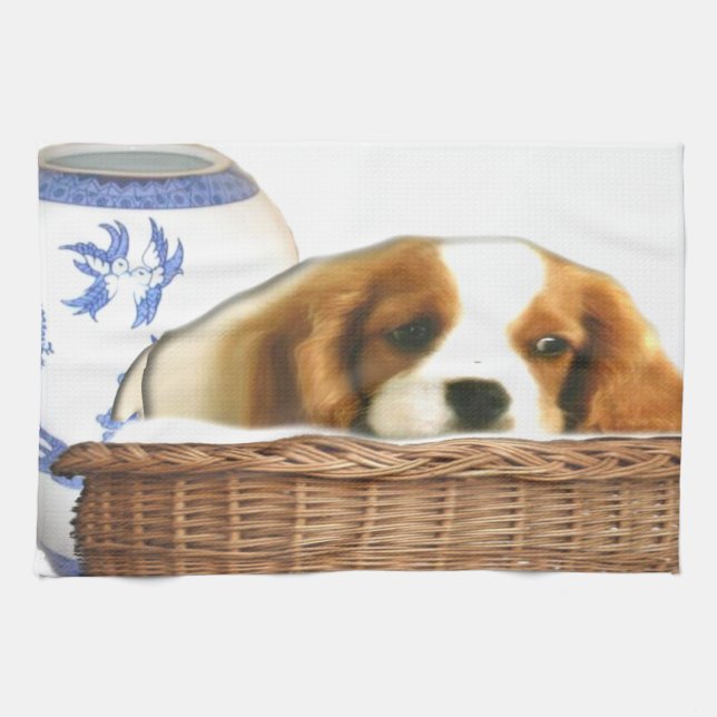 Puppy Dogs Kitchen Towel (Horizontal)