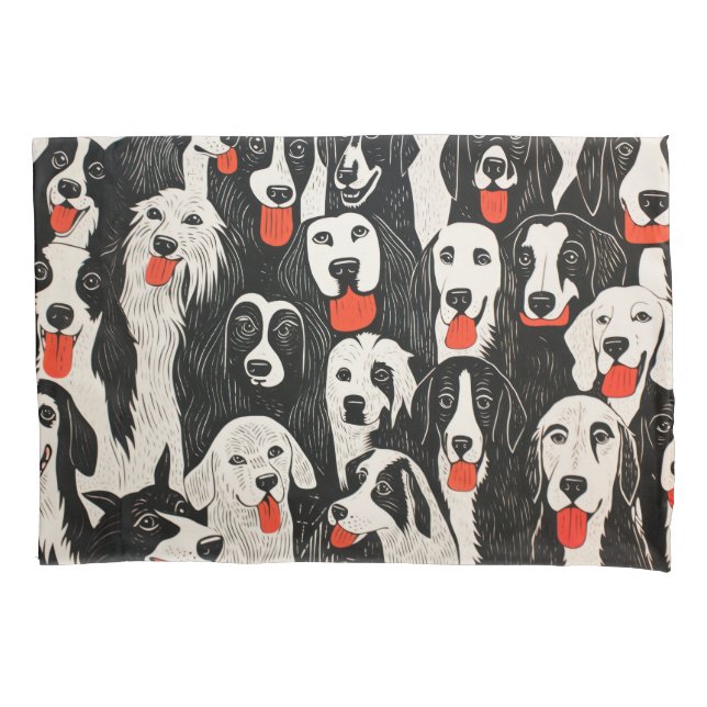 Puppy dogs  pillowcase (Front)
