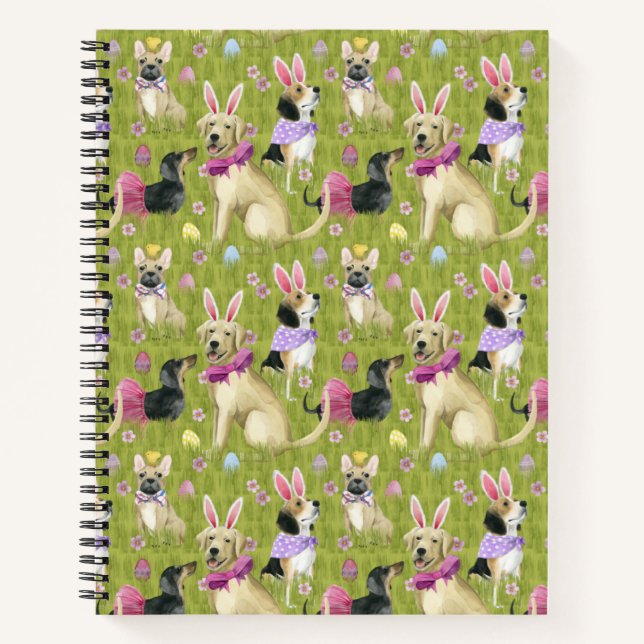 Puppy Easter Collection Notebook (Front)