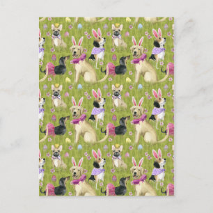 Puppy Easter Collection Postcard