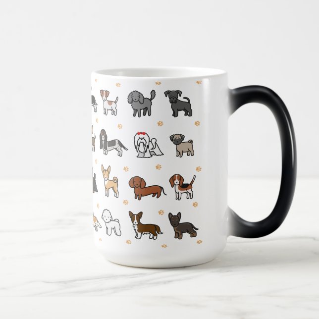 puppy emojis  magic mug (Right)