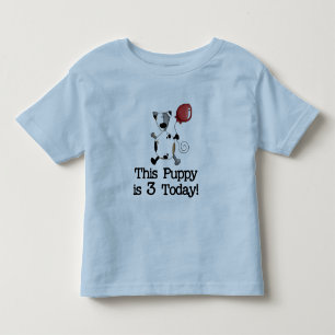 Puppy est 3 Tshirts et cadeaux d'anniversaire