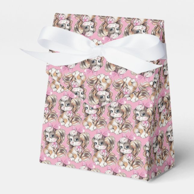 Puppy Favor Boxes (Front Side)