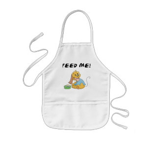 Puppy Feed Me Tshirts and Gifts Kids Apron