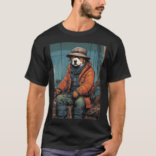 Puppy Fisherman T-Shirt