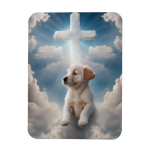 Puppy Flexible Photo Magnet