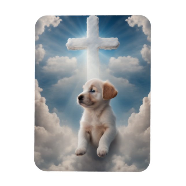 Puppy  Flexible Photo Magnet (Vertical)