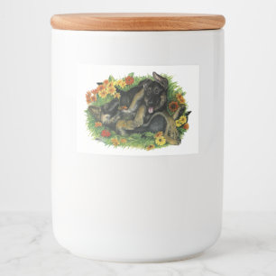 Puppy Garden Food Label