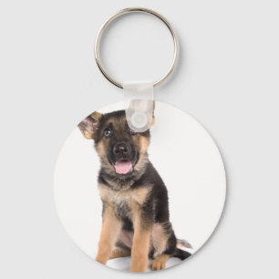 puppy German shepherd Keychain
