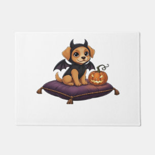 Puppy Halloween Classic T-Shirt Doormat