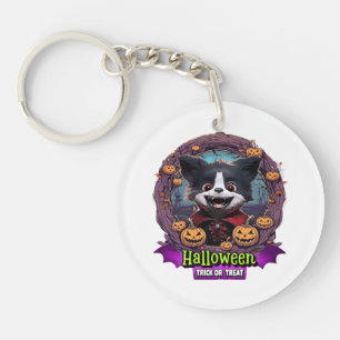 Puppy Halloween Costume Keychain