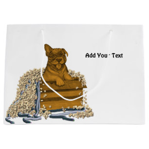 Puppy in a Box Large Gift Bag