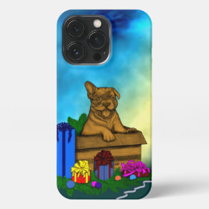 Puppy in A Box , Merry Xmas iPhone 13 Pro Case