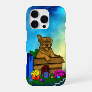 Puppy in A Box , Merry Xmas iPhone 16 Pro Case