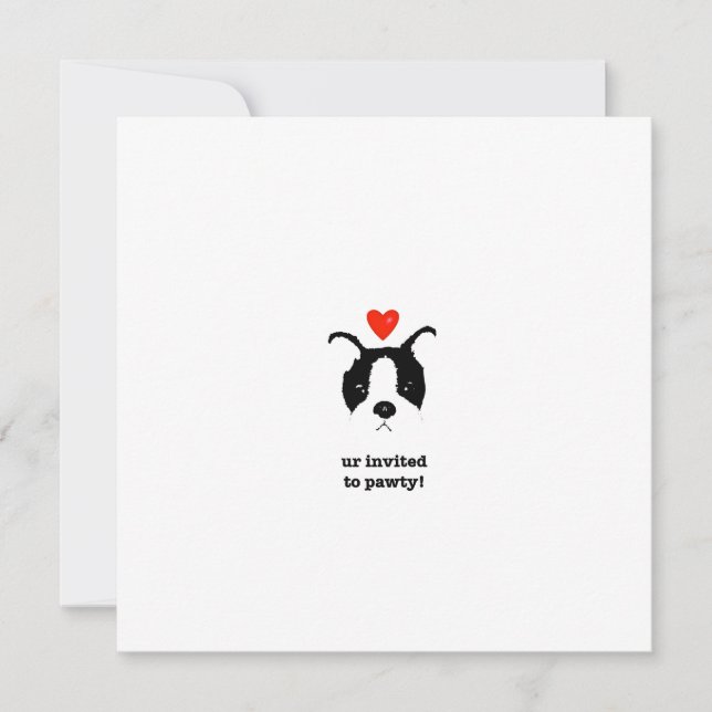 Puppy Invitations (Front)