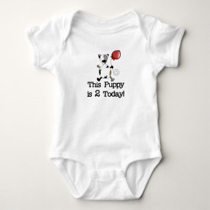 Puppy is 2 Birthday Baby Bodysuit