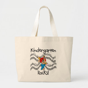 Puppy Kindergarten Rocks Tshirts and Gifts Large Tote Bag