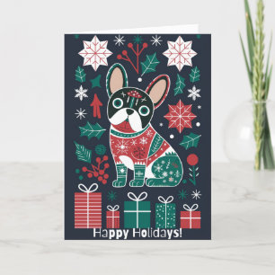 Puppy Kisses Holiday Card