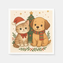 Puppy & Kitten Christmas Cheer