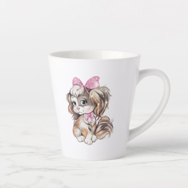 Puppy Latte Mug (Right)