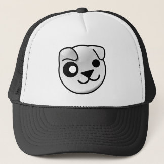 Puppy logo trucker hat