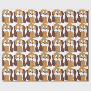 PUPPY LONG EARS WRAPPING PAPER