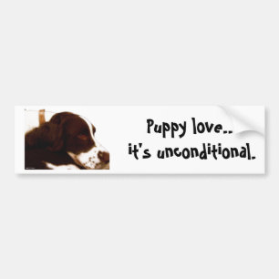 Puppy Love Bumper Sticker