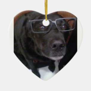 Puppy Love Ceramic Ornament