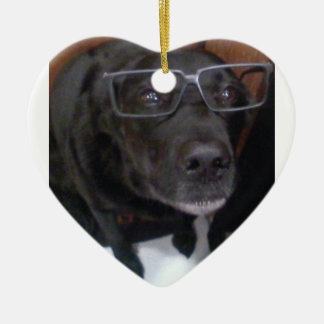 Puppy Love Ceramic Ornament