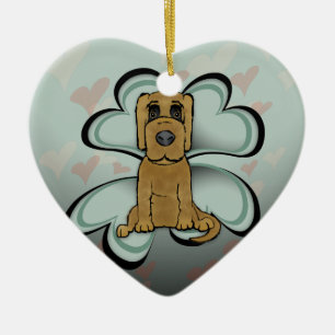 Puppy Love Ceramic Ornament