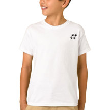 Puppy Love heart with paw prints