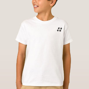 Puppy Love heart with paw prints T-Shirt