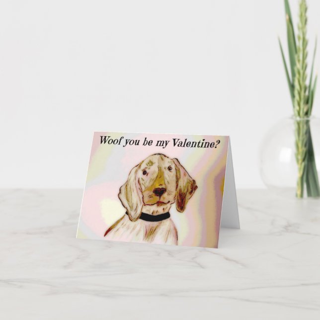 Puppy Love Holiday Card (Front)