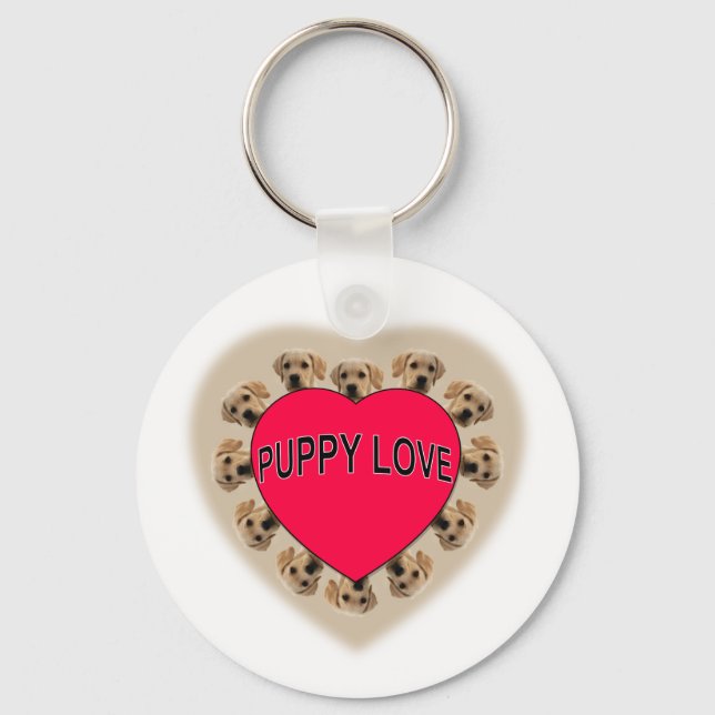 Puppy Love Keychain (Front)