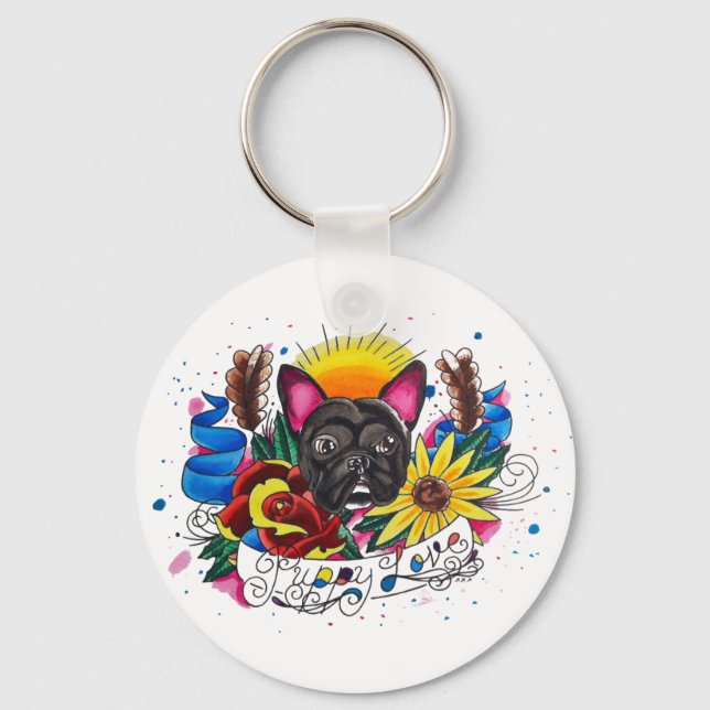 Puppy Love Keychain (Front)
