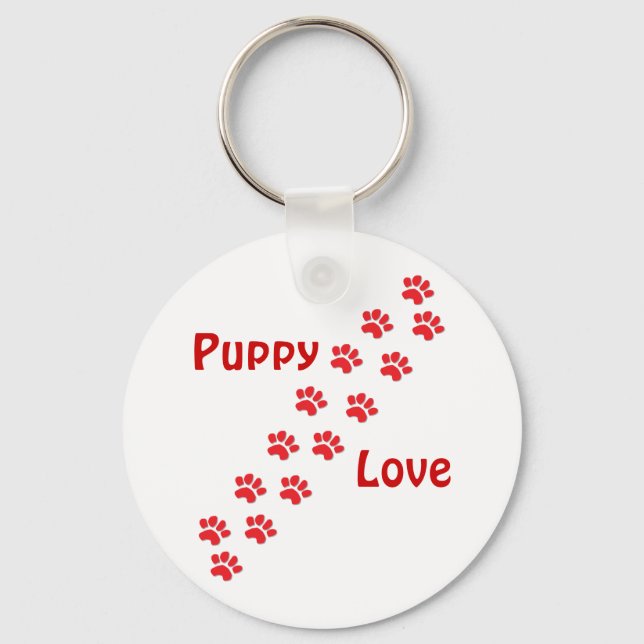 Puppy Love Keychain (Front)