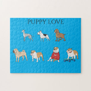 Puppy love kids puzzle. jigsaw puzzle