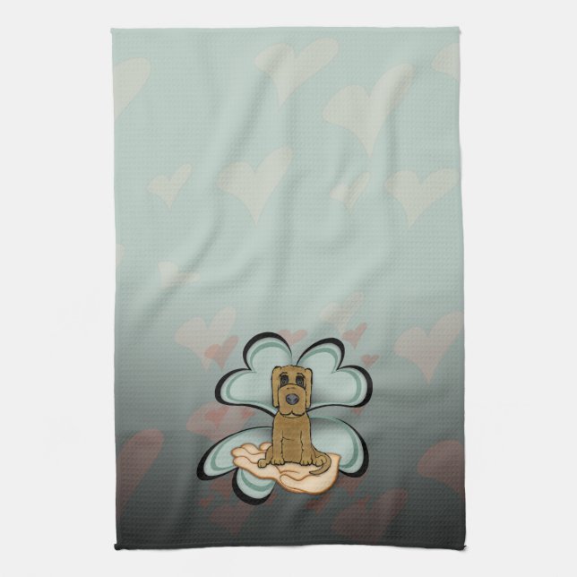 Puppy Love Kitchen Towel (Vertical)