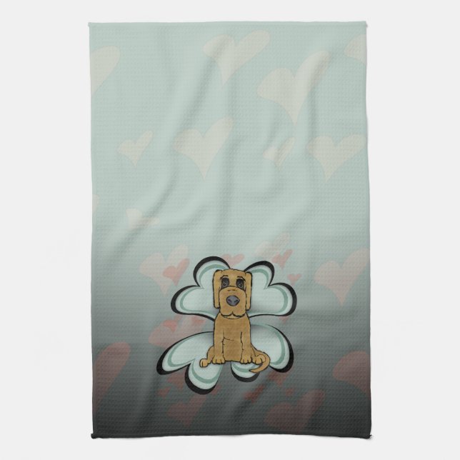 Puppy Love Kitchen Towel (Vertical)