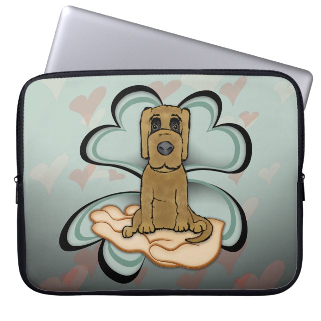 Puppy Love Laptop Sleeve (Front)