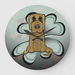 Puppy Love Large Clock