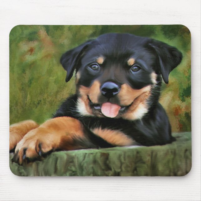 Puppy Love Mouse Pad (Front)