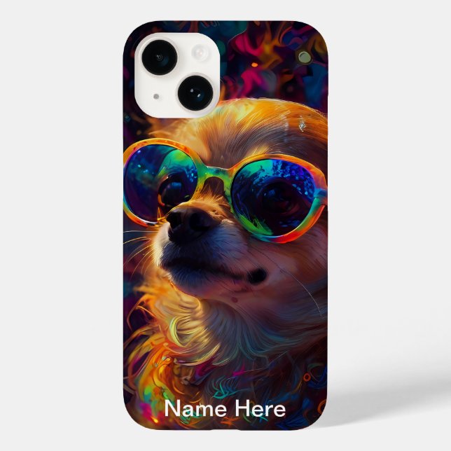 Puppy Love on Holiday Case-Mate iPhone Case (Back)