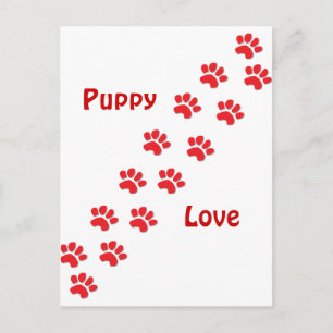 Puppy Love Postcard